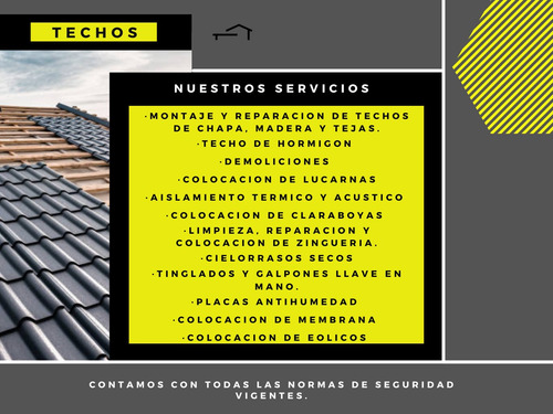 Imagen 4 de 8 de Techista Zinguero Chapa Teja Galpones Canaletas Reparaciones
