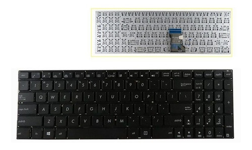 Teclado Asus Q502 Q503 Q552 Q552ub Q504ua Q534ux Q553 Us Uk