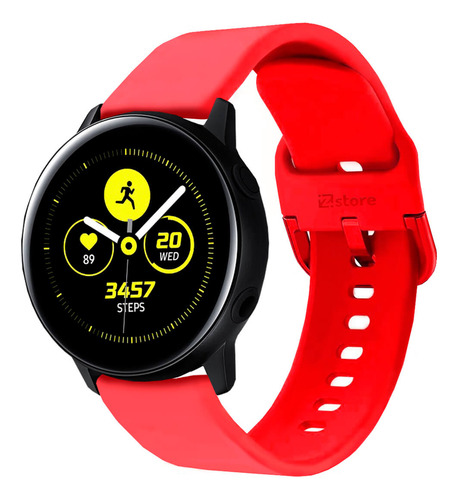 Correa Compatible Samsung Galaxy Watch Active Rojo Hb 20m