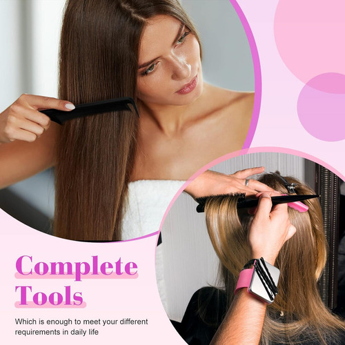 X 14 Herramientas De Trenzado De Cabello, 2 Pulseras