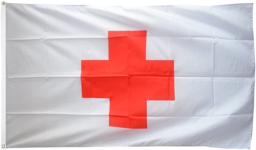 Bandera De La Cruz Roja 150 Cm X 90 Cm