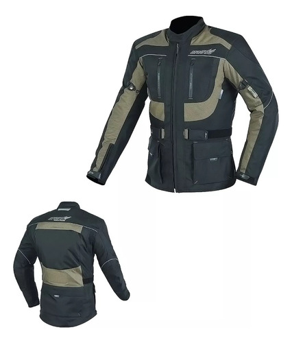 Chamarra Atrox Ce-2223 Cordura Larga Verde