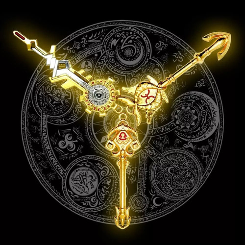 Conjunto De Chaves E Chaveiros Fairy Tail Lucy Golden Zodiac