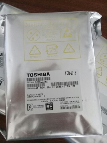 Disco Duro 3tb Toshiba Pc Nuevos Mod. Dt01aca300