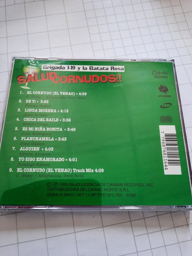 Brigada 1-19 Y La Batata Rosa - Salud Cornudos!! Cd