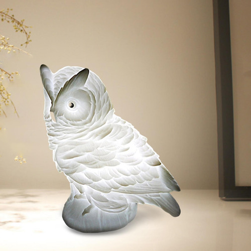 4 Animal De La Forma Del Búho Juega La Luz Decorativa De La