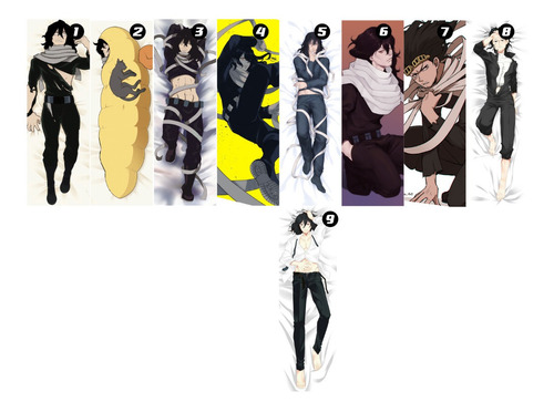 Dakimakura Boku No Hero 70x24 Cm 2 Lados+relleno