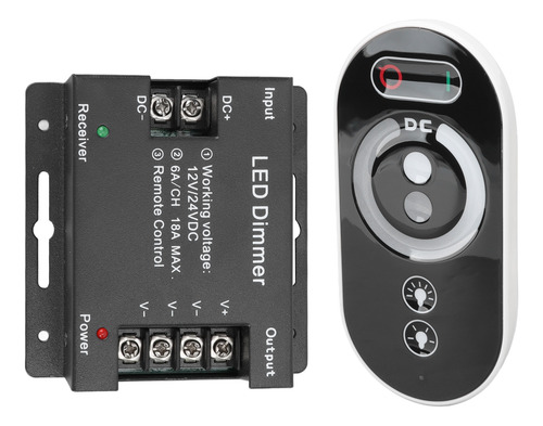 Controlador Remoto Táctil Rf Inalámbrico Con Atenuador Led