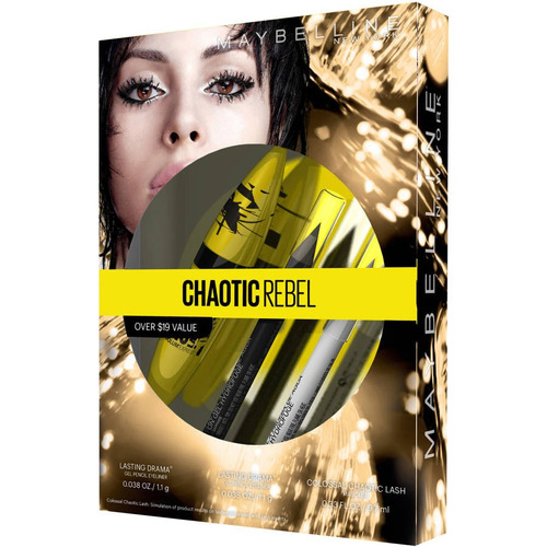 Kit Maybelline Rimel Chaotic - Original, Lacrado!