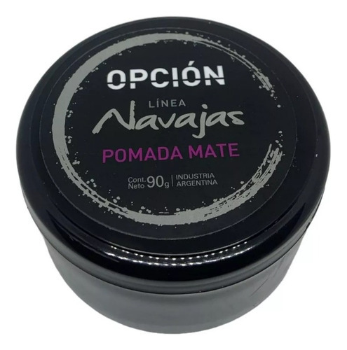 Pomada Mate Cera De Peinar Pelo Cabello Opcion Navajas 90g