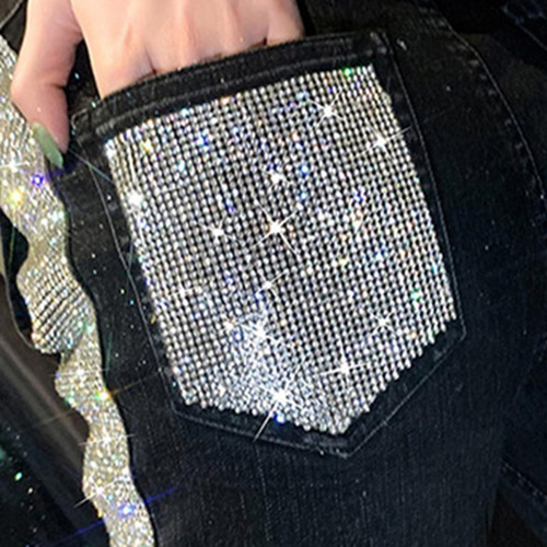 2 X 2 Uds Parches De Diamantes De Imitación Accesorio Diy
