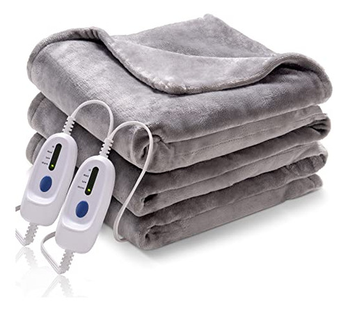 Heated Blanket Queen Size 84 X90  With 2 Heating Zones,...
