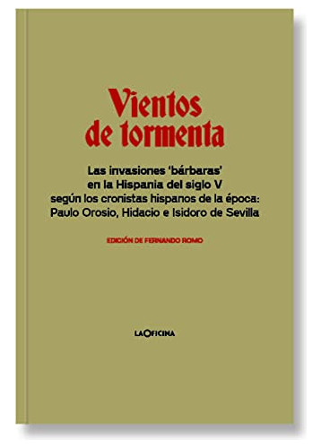 Libro Vientos De Tormenta De Romo Fernando (ed.) Cortés Gaba