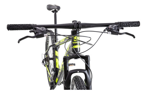 Bicicleta Aro 29 Alumínio 24v Rino Start Mtb Disco Suspensão Cor Preto/amarelo Tamanho Do Quadro 21