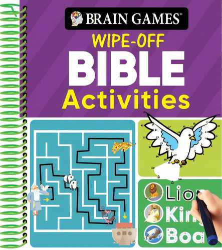 Brain Games Wipe-off: Bible Activities, De Publications International Ltd. Editorial Pubn Intl, Tapa Blanda En Inglés