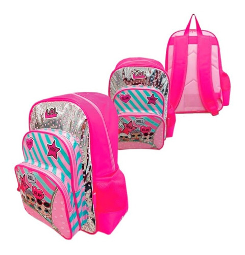 Mochila Espalda Lol Surprise Original Licencia Oficial Escolar 18 Pulgadas Lol-17bb Mapleweb