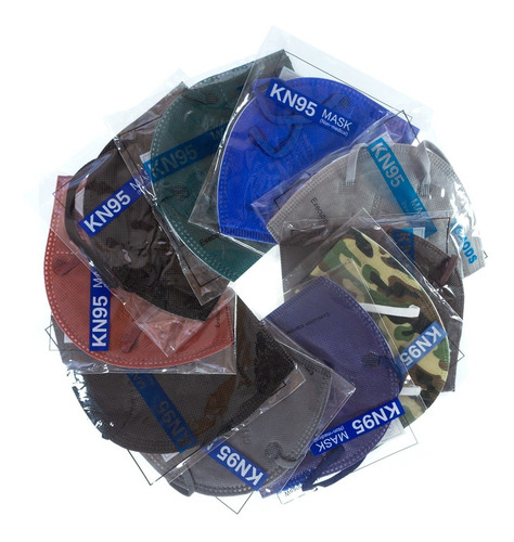Imagen 8 de 8 de Cubrebocas Kn95 Tomods Mascarillas Certificados Caja 10 Pzs