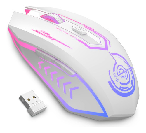 Uhuru Mouse Para Juegos, Mouse Inalambrico Para Juegos Con 6