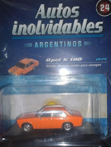 Autos Inolvidables. Opel K-180  1974. Escala 1:43.