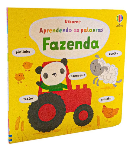 Fazenda: Aprendo As Palavras, De Fiona, Watt. Editora Usborne, Capa Mole, Edição 1 Em Português, 2023