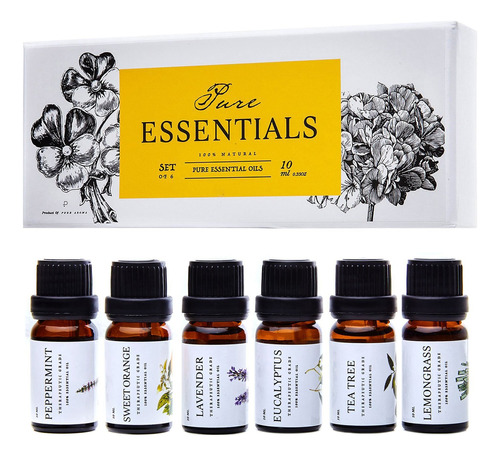 Aceites Esenciales De Pure Essentials. Kit De Aceites 100&nb