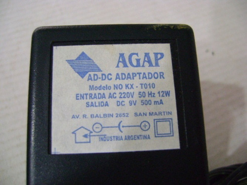 Nico Fuente Transformadora De 220 A 9 Volt (trt 31)