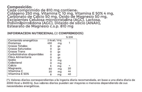 Imagen 2 de 5 de Blistera Colageno - Goldfish X 100 Comprimidos