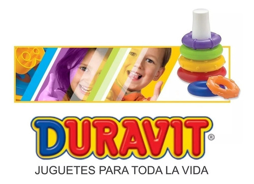 Imagen 4 de 6 de Set 2en1 Anillos Apilables + Pelota Duravit