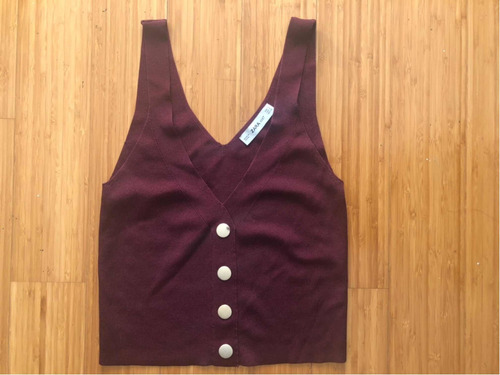 Top Tejido De Punto Zara