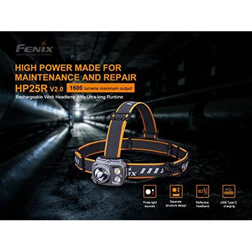 Linterna Frontal Recargable Hp25r V2.0 Usbc Batería De...