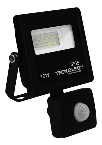 Reflector Led 10w Con Sensor De Movimiento Ip65 Tecnoled