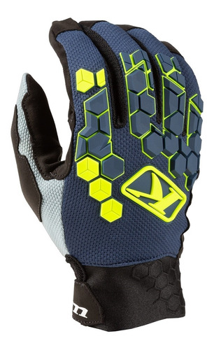 Guantes Moto Klim Dakar Vivid Blue Azul Bamp Group