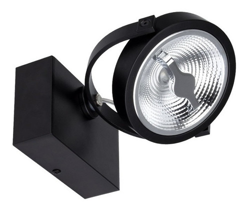 Spot Orientable Con Ar111 Led  En Color Blanco O Negro