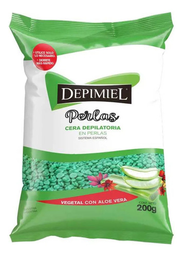 Cera Depilatoria Vegetal En Perlas X200g Depimiel