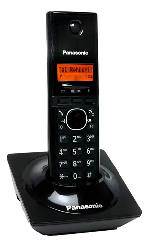 Teléfono Panasonic KX-TG1711 inalámbrico - color negro