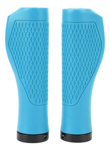 Par De Empuñaduras Antideslizantes Para Manillar Blue Cycles