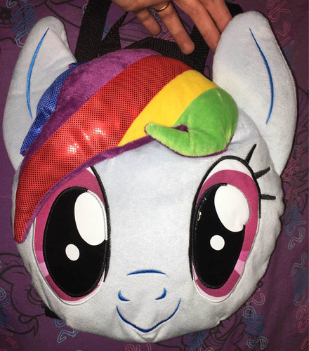 Mochila Plush Peluche My Little Pony Rainbowdash