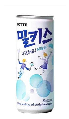 Gaseosa Sabor Leche - Milkis- 250 Ml. Origen Corea.