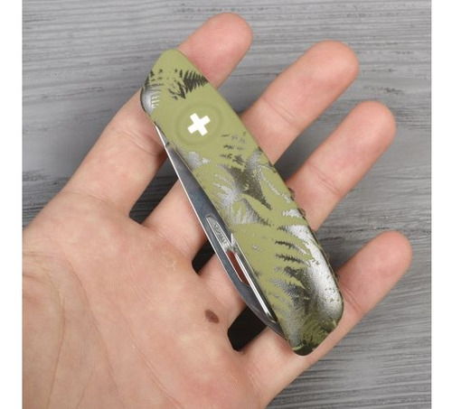 Swiza Follaje Verde C01 Multiherramienta, Cuchillo Plegable
