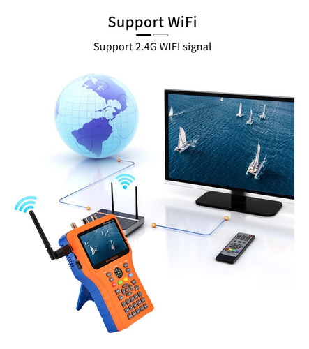 .. Buscador De Señales Automático Dvb-s/s2/s2x/t/t2/c,