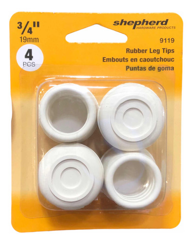 4x Puntas De Goma 19mm Para Sillas Y Mesas Protector D Pisos