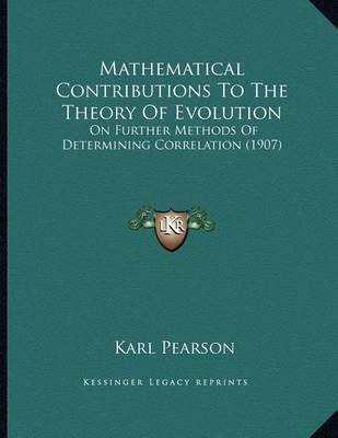 Libro Mathematical Contributions To The Theory Of Evoluti...