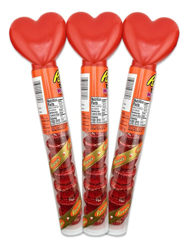 Paquete De 3 Bastones Con Forma De Corazón De San Valentín D