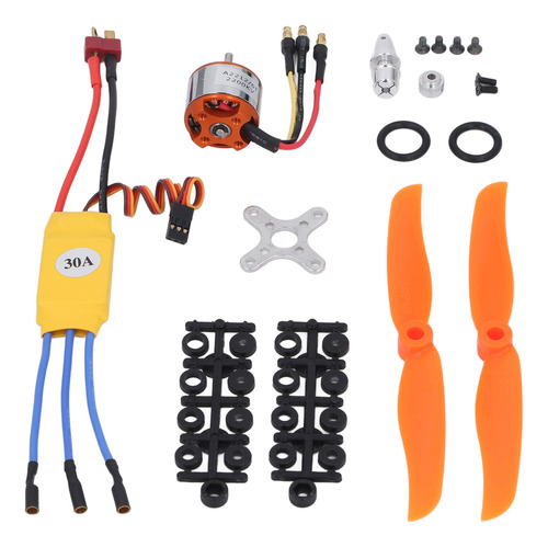 Kit De Propulsor De Motor Rc 30a Esc 2212 6t 2200kv Sin Esco