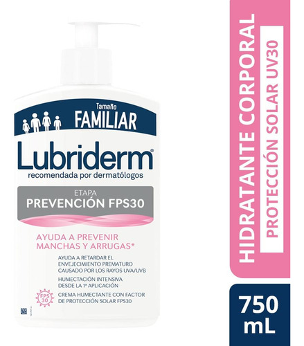 Lubriderm Crema Corporal Prevencion Fps30 750ml