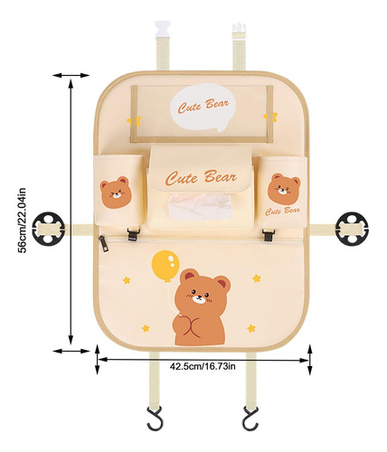 Organizador Del Asiento Trasero Para Niños Organizador Del A