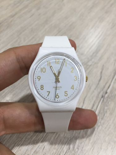Reloj Swatch Gw164 Blanco Nuevo Espectacular
