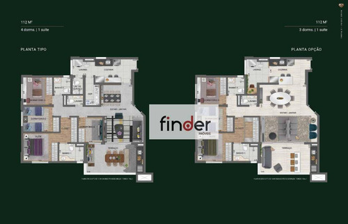 Imagem 25 de 30 de Unique Green Parque Toronto | Eztec Na Rua Ocrisia, 100. Apartamento À Venda, 112m², 4 Dormitórios Com Suíte, 2 Vagas E Lazer De Clube. Emerald Eztec - Ap13456