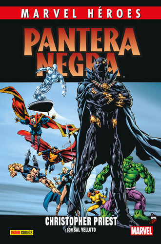 Marvel heroes 110 pantera negra 2, de CHRISTOPHER PRIEST. Editorial PANINI COMICS, tapa blanda en español, 2022