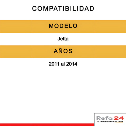 Porta Placa Tong Yang Volkswagen Jetta 2011-2014